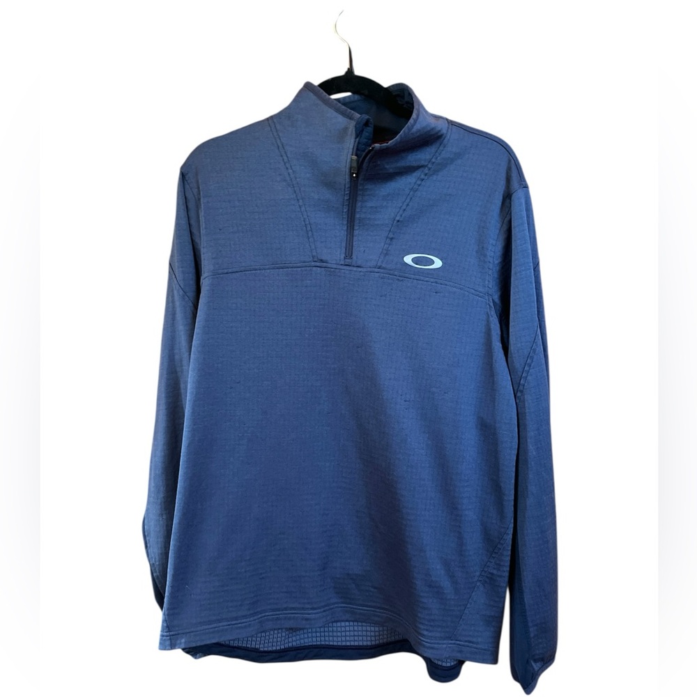 Oakley Blue Quarter-Zip Pullover